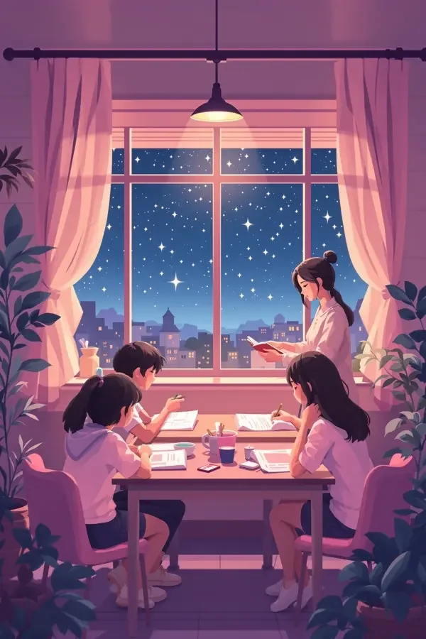 星光补习班海报
